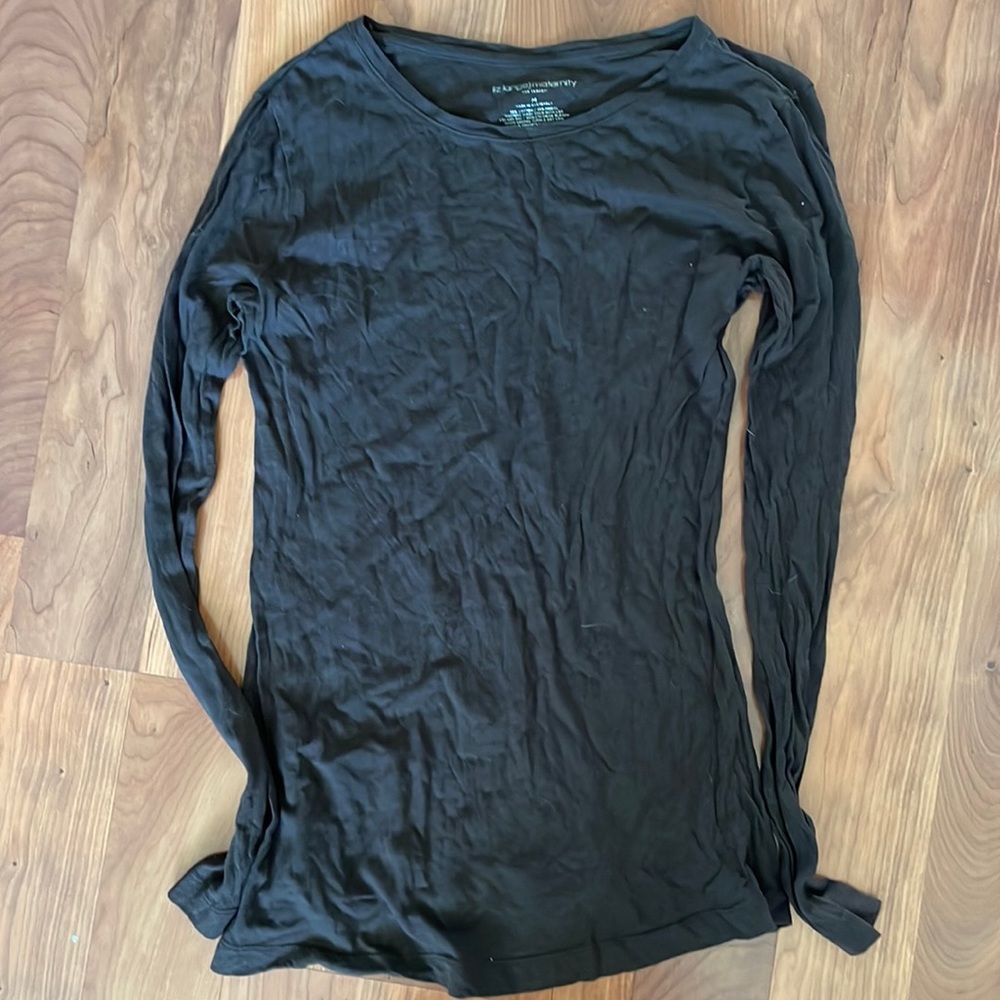 Long sleeve maternity top